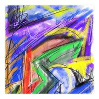 Paths Of Colors And Traces (Print Only)