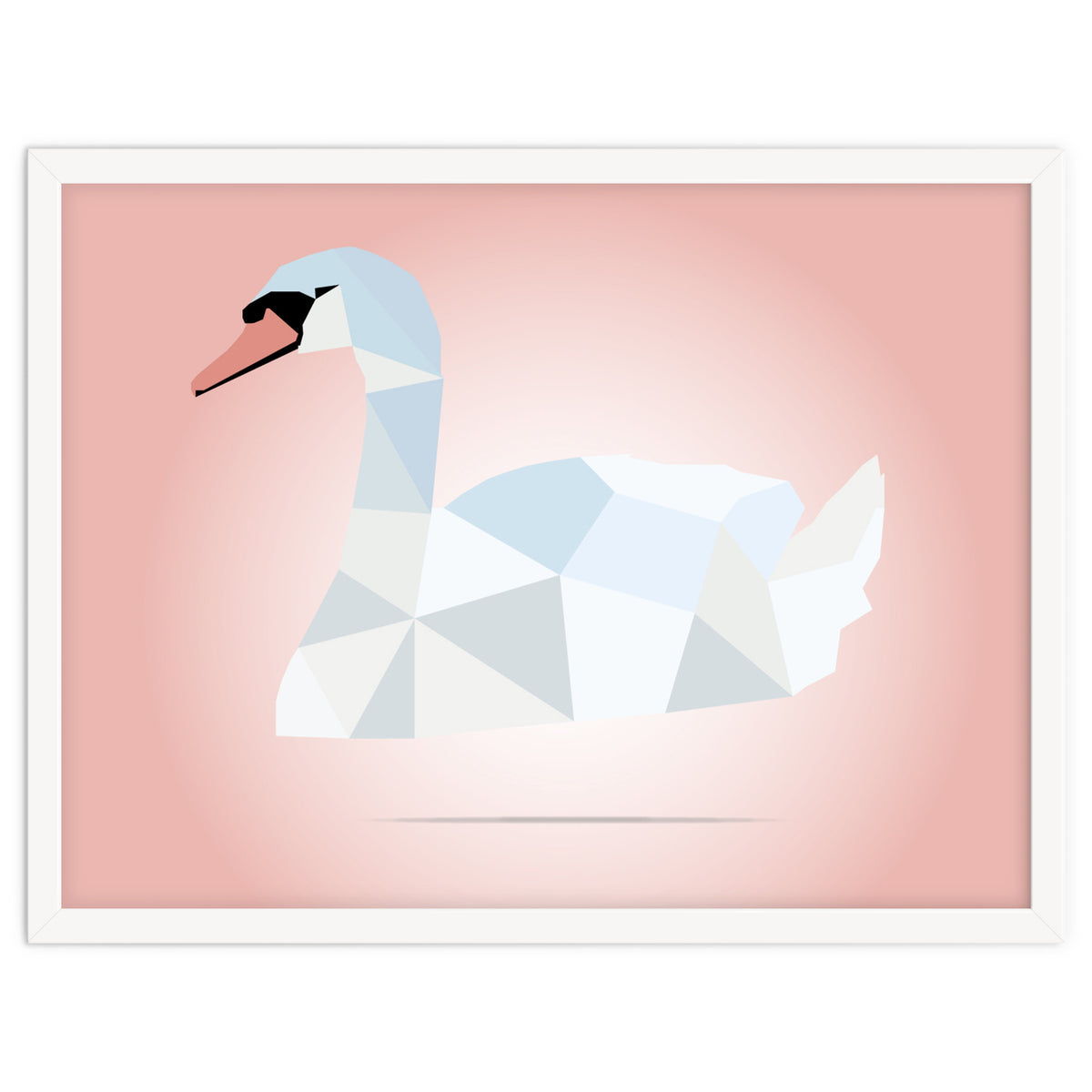 Swan Low Poly Art