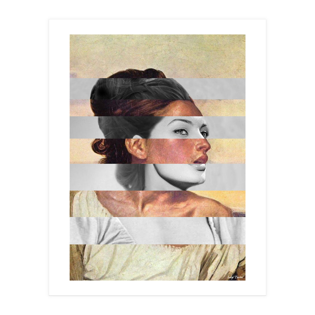 Delacroix's Orphan Girl At The Cemetery & Sophia Loren (Print Only)