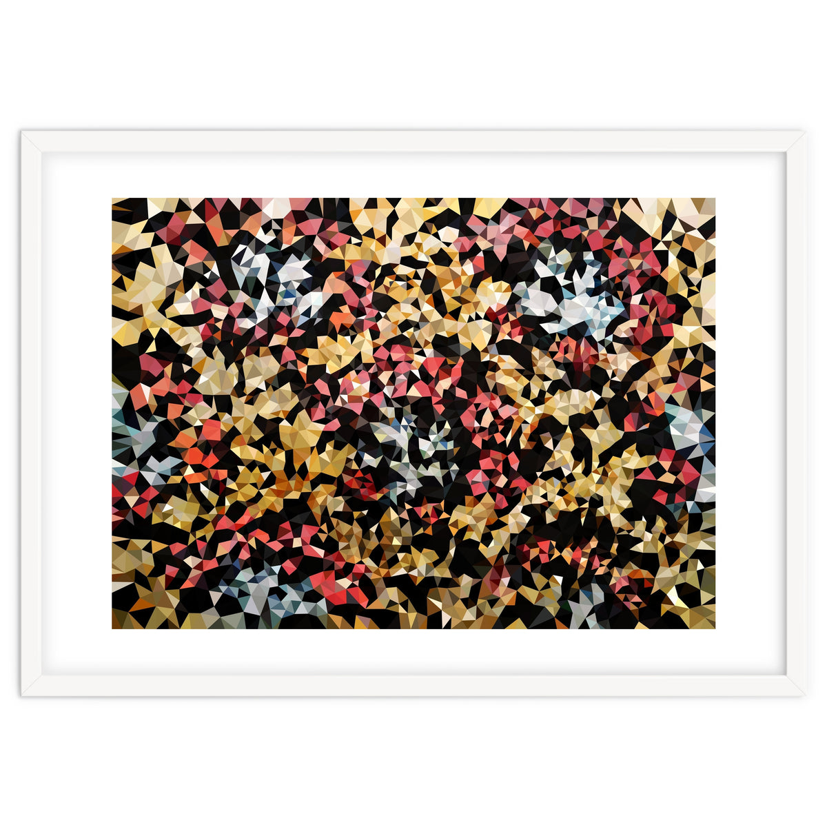 Floral Gold Geometric