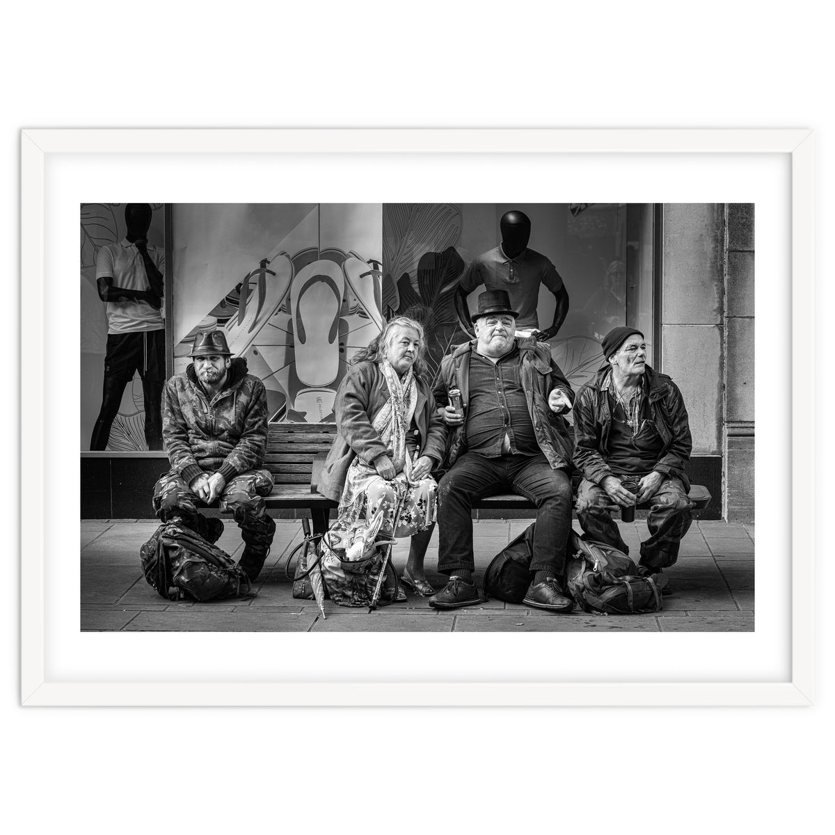 Three plus one locals at the Hat Fair