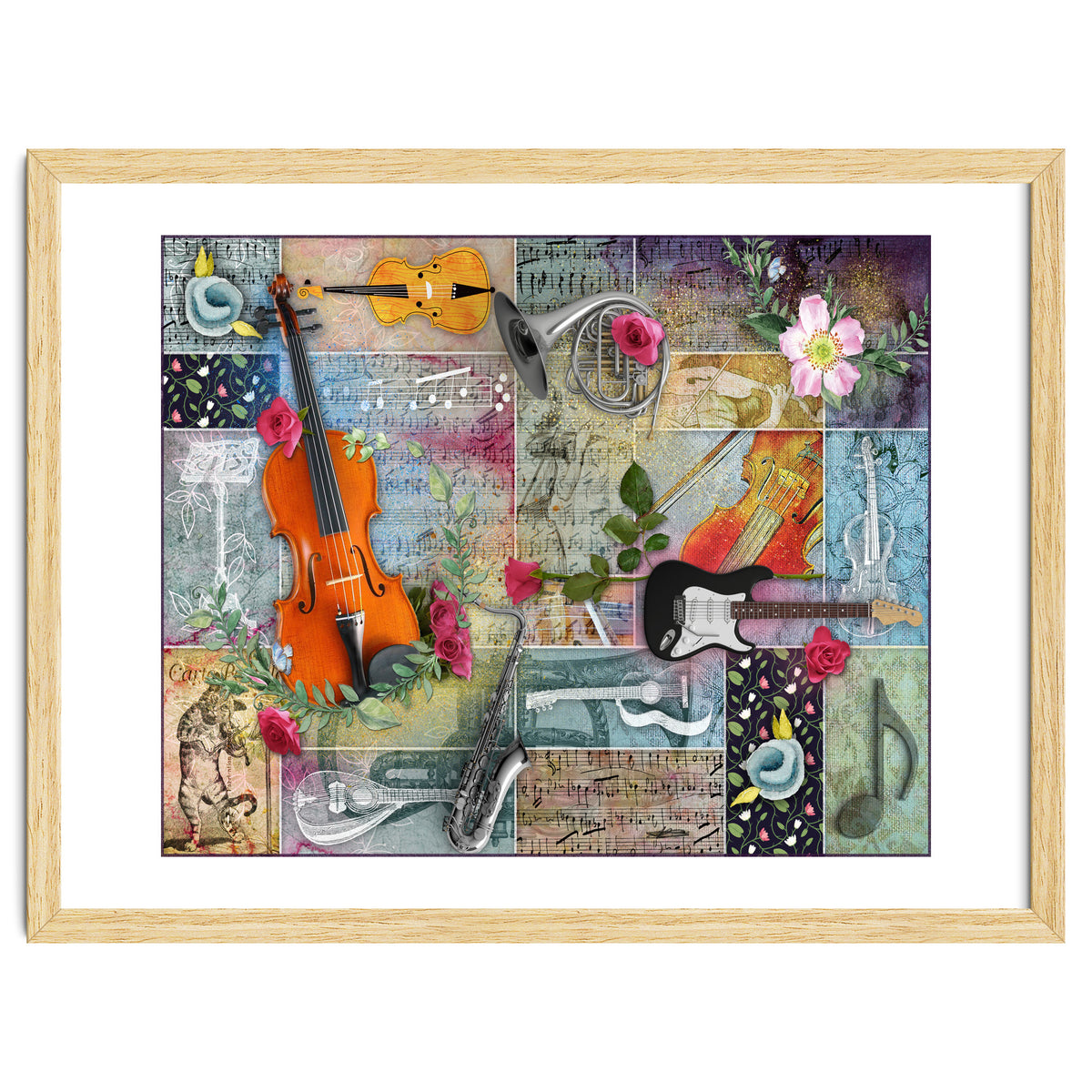 Musical Garden Collage