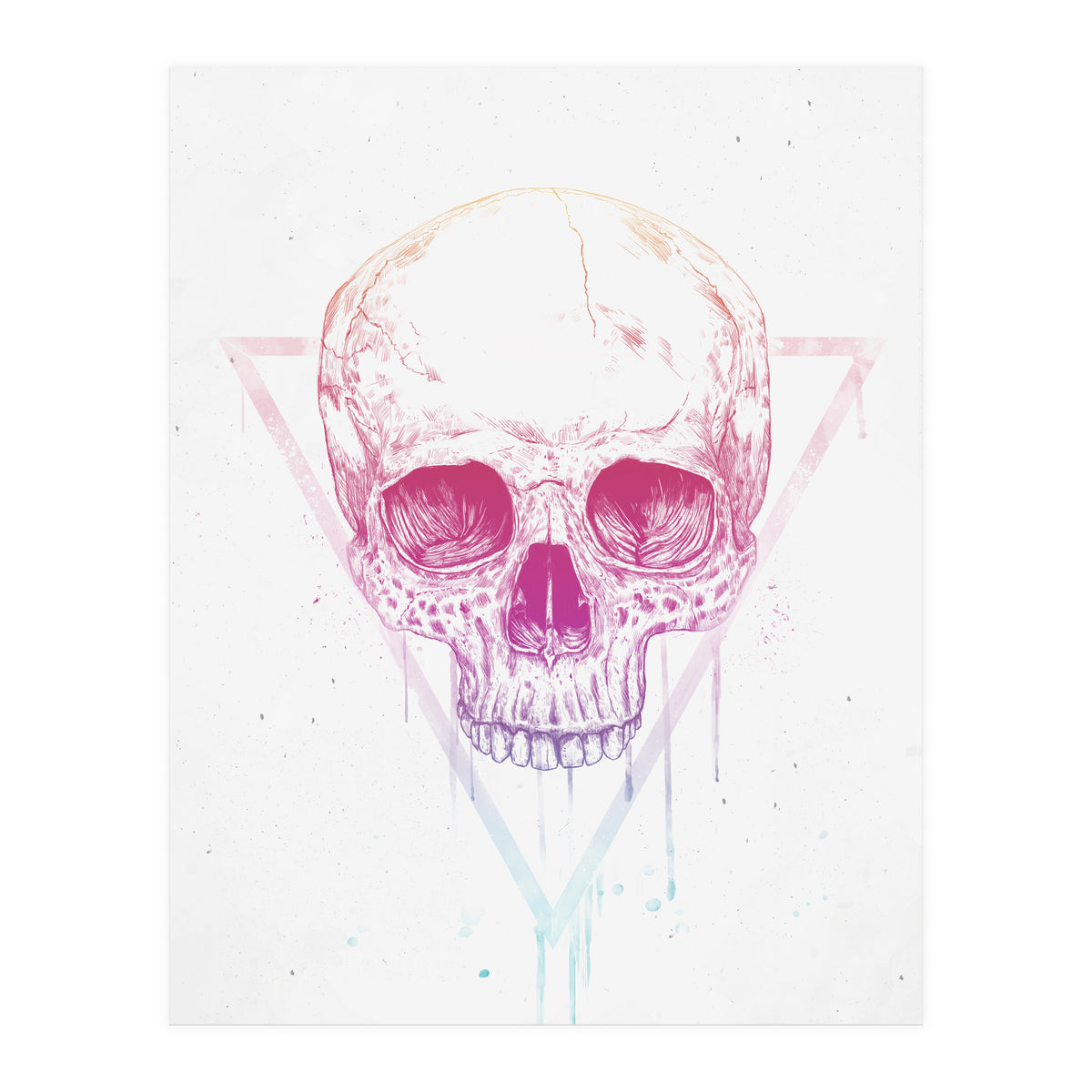 Skull In Triangle (Print Only)