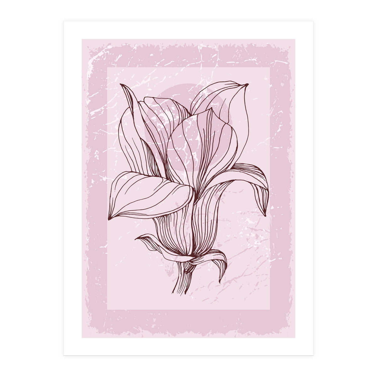 Magnolia - Minimal Contemporary Botanical Floral (Print Only)