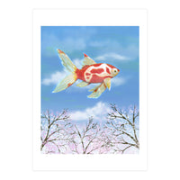 Flying goldfish (Print Only)