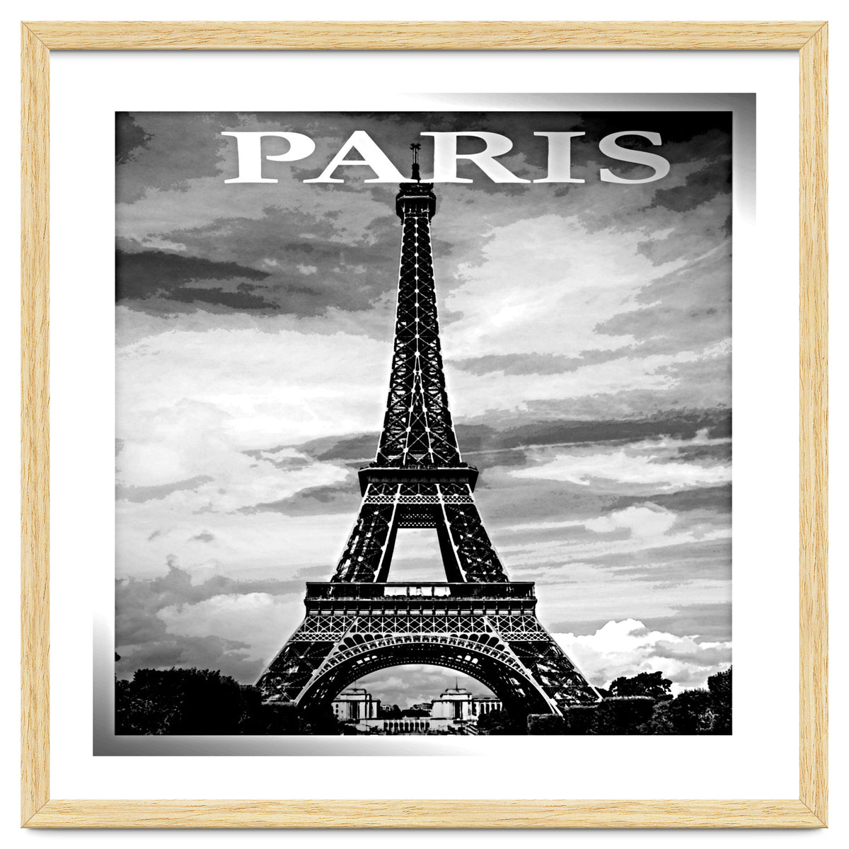 Paris France Travel Poster