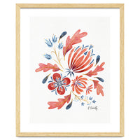 Protea Floral | Coral