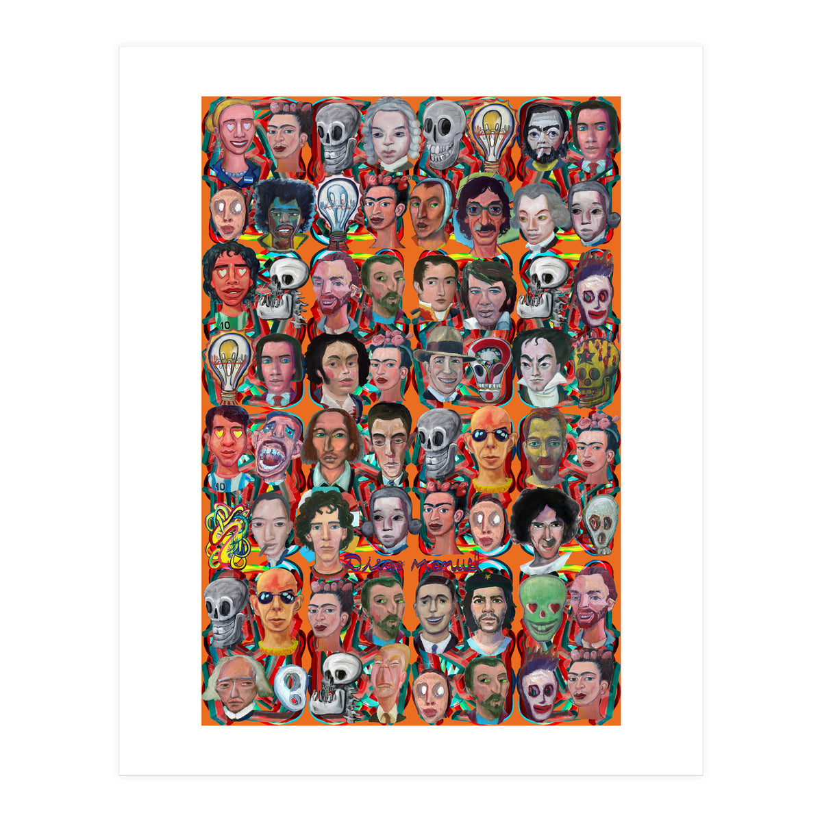 Formas 14 34 3d And Retratos 5 (Print Only)