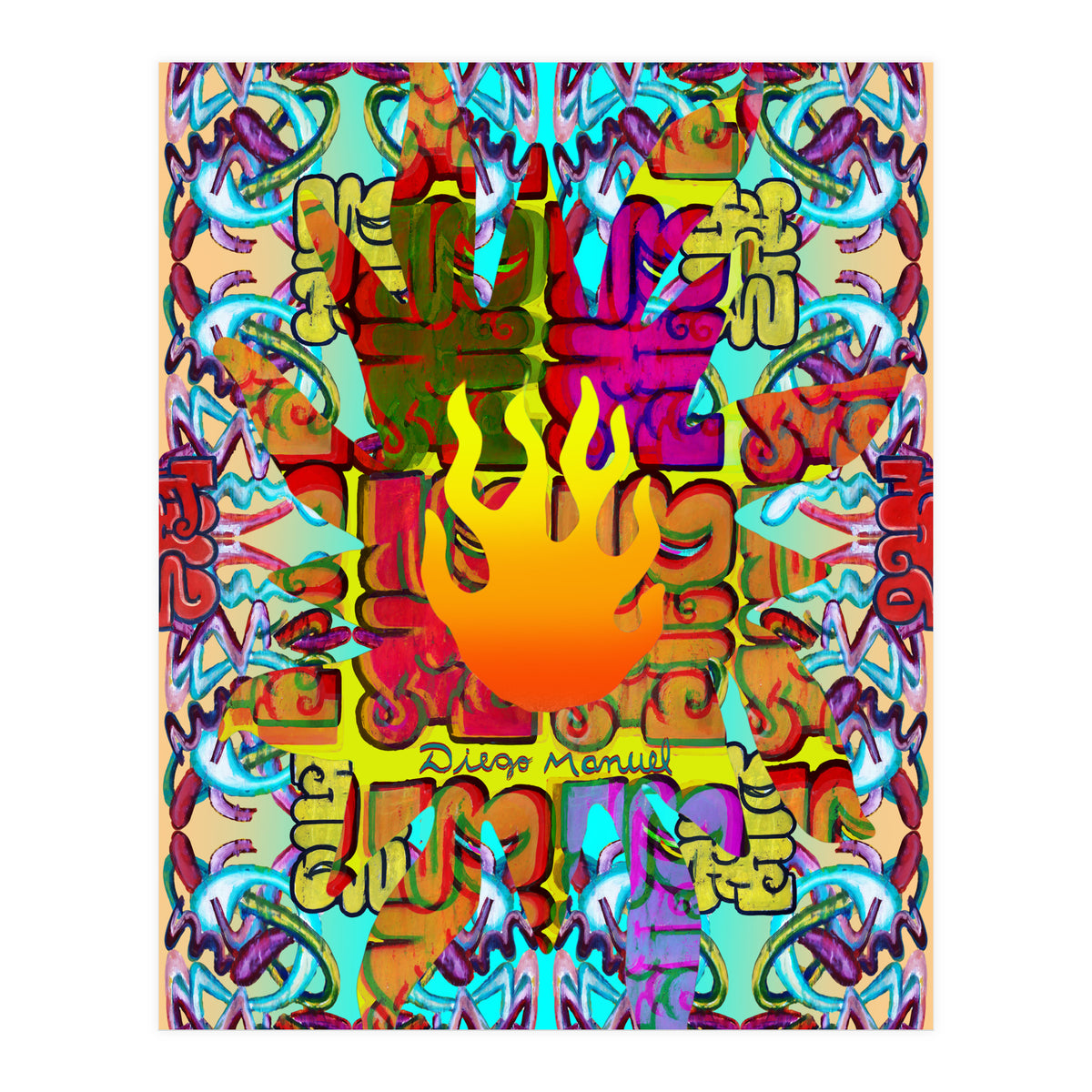 Fuego Y Graffiti 38 (Print Only)