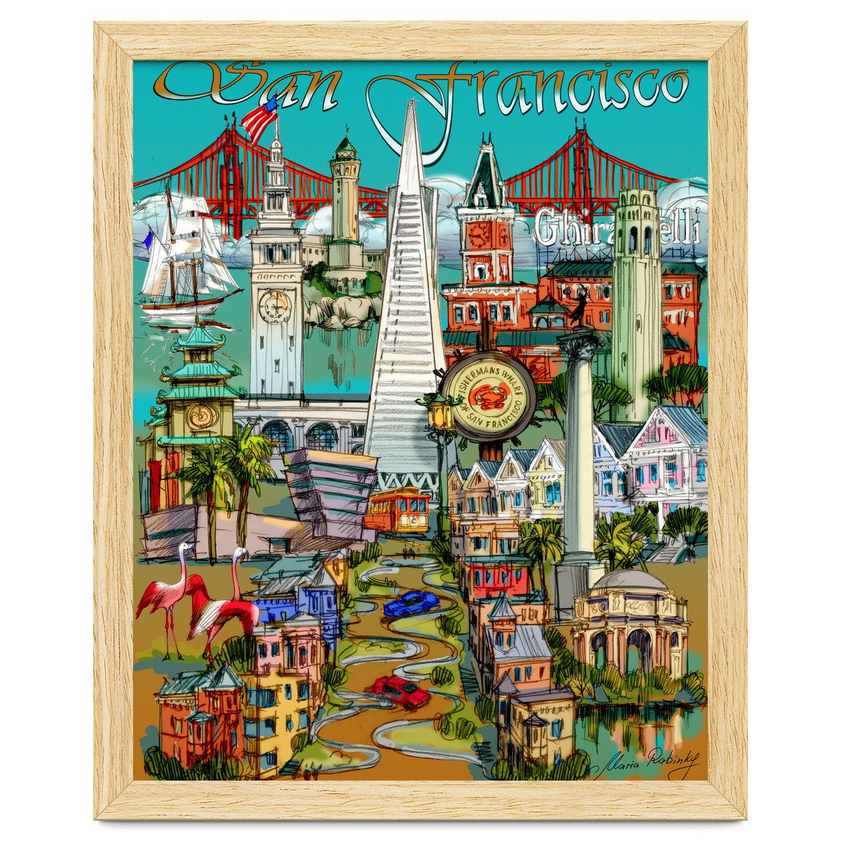 San Francisco Illustration