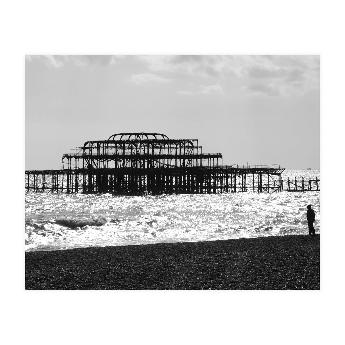 Brighton Old Pier Beach Structure (Print Only)