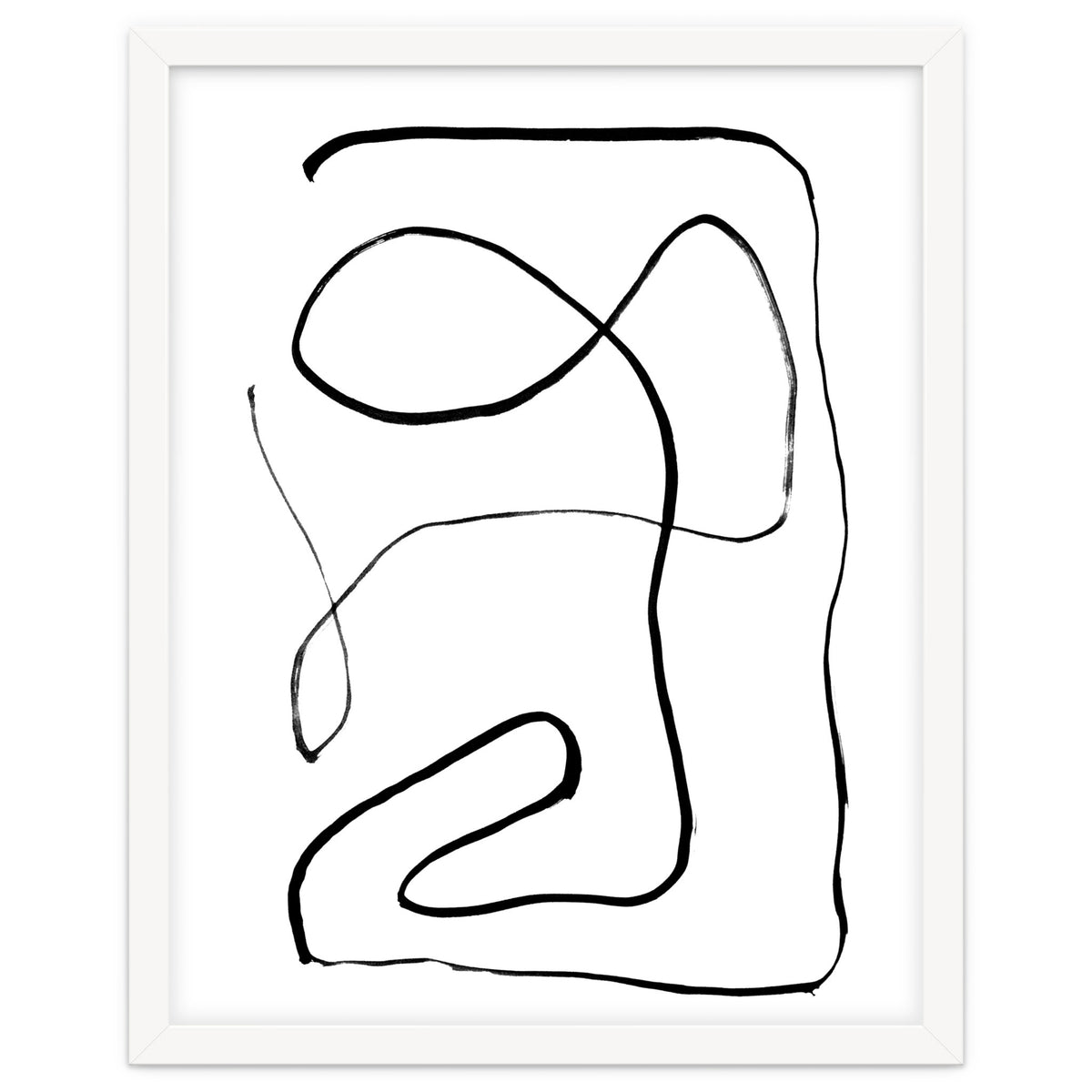 Mid-Century Line Art Print #2