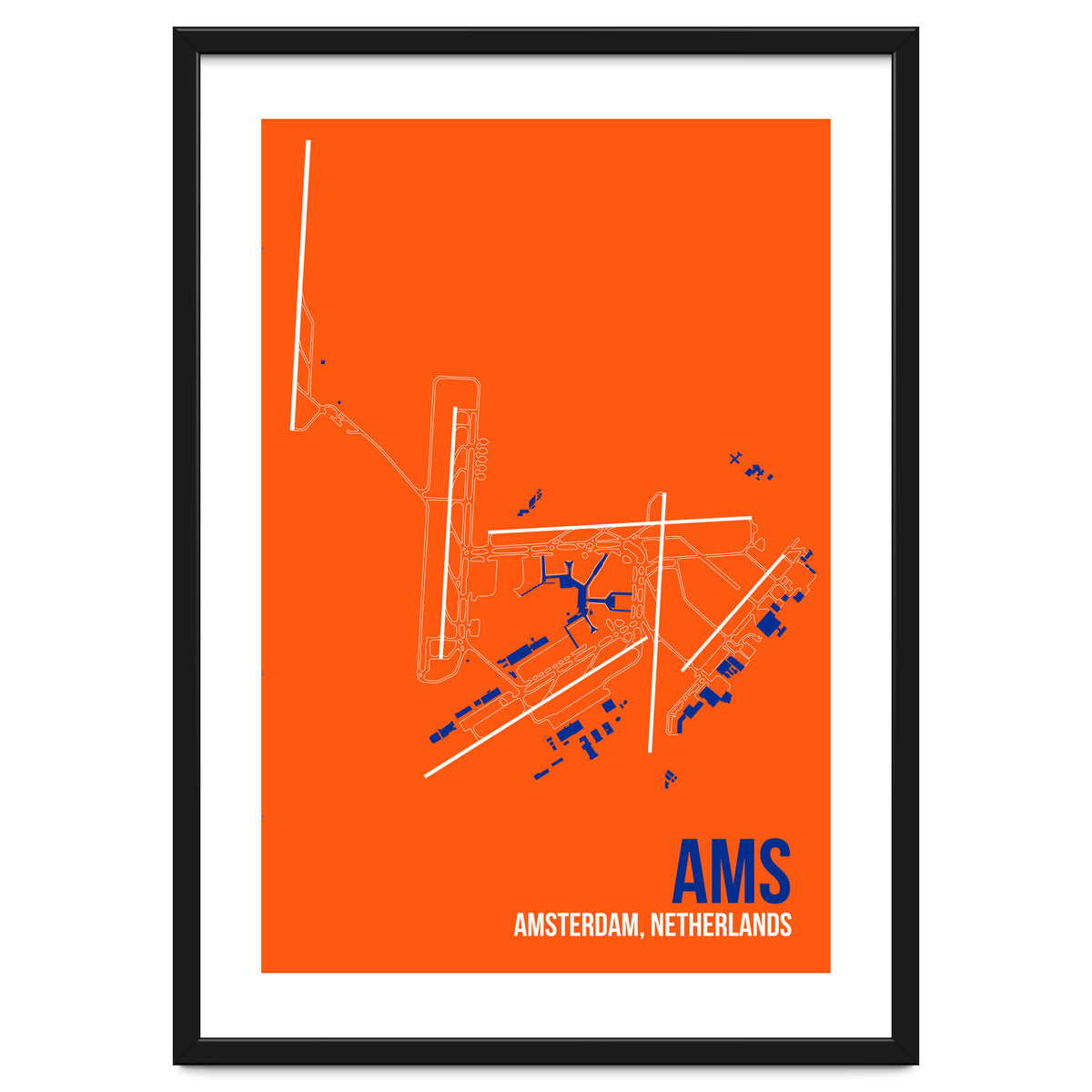Amsterdam Airport Layout