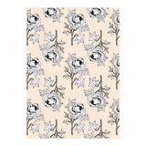 Drawing pattern of roses to pencil on beige (Print Only) thumbnail