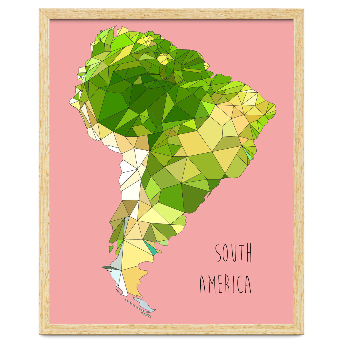 SOUTH AMERICA – Pink