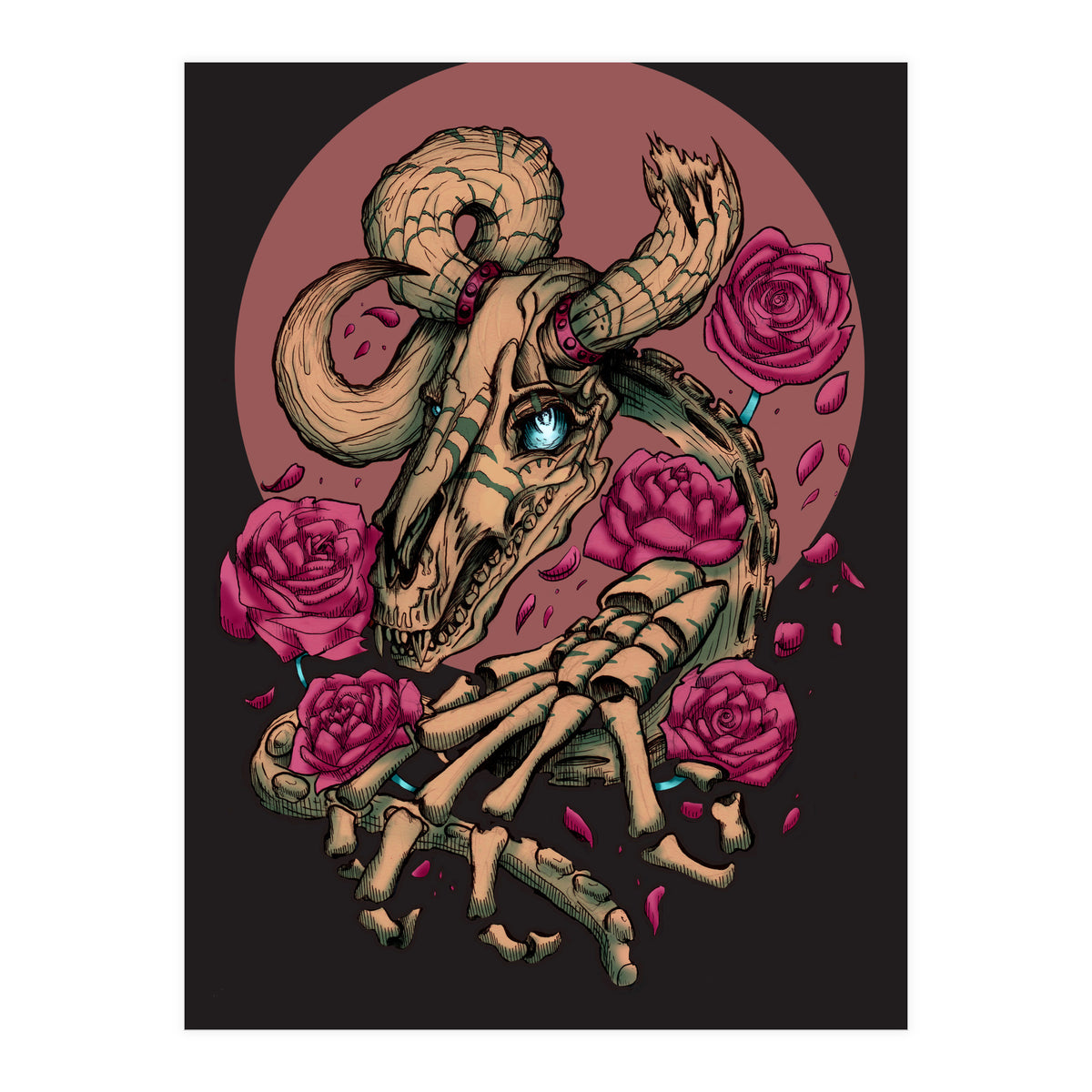 Risen with Roses (Print Only)