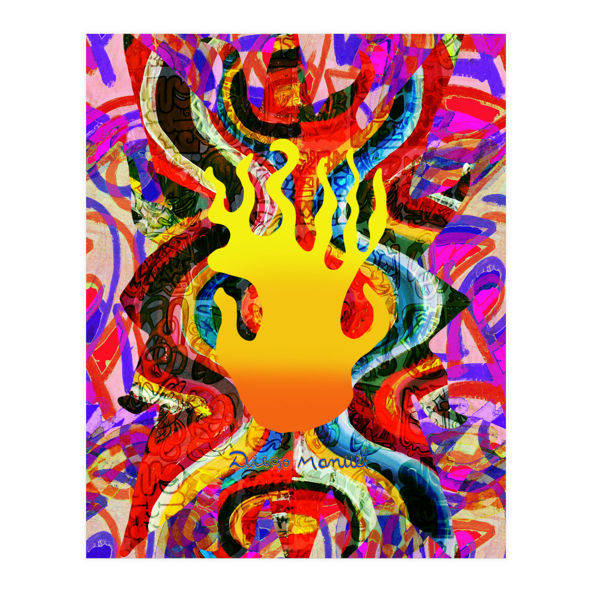 Fuego Y Graffiti 34 (Print Only)