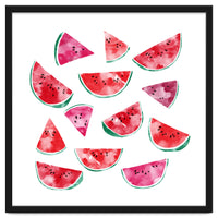 Watercolour Watermelons