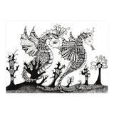Seahorse Dragons Mystical Home (Print Only) thumbnail