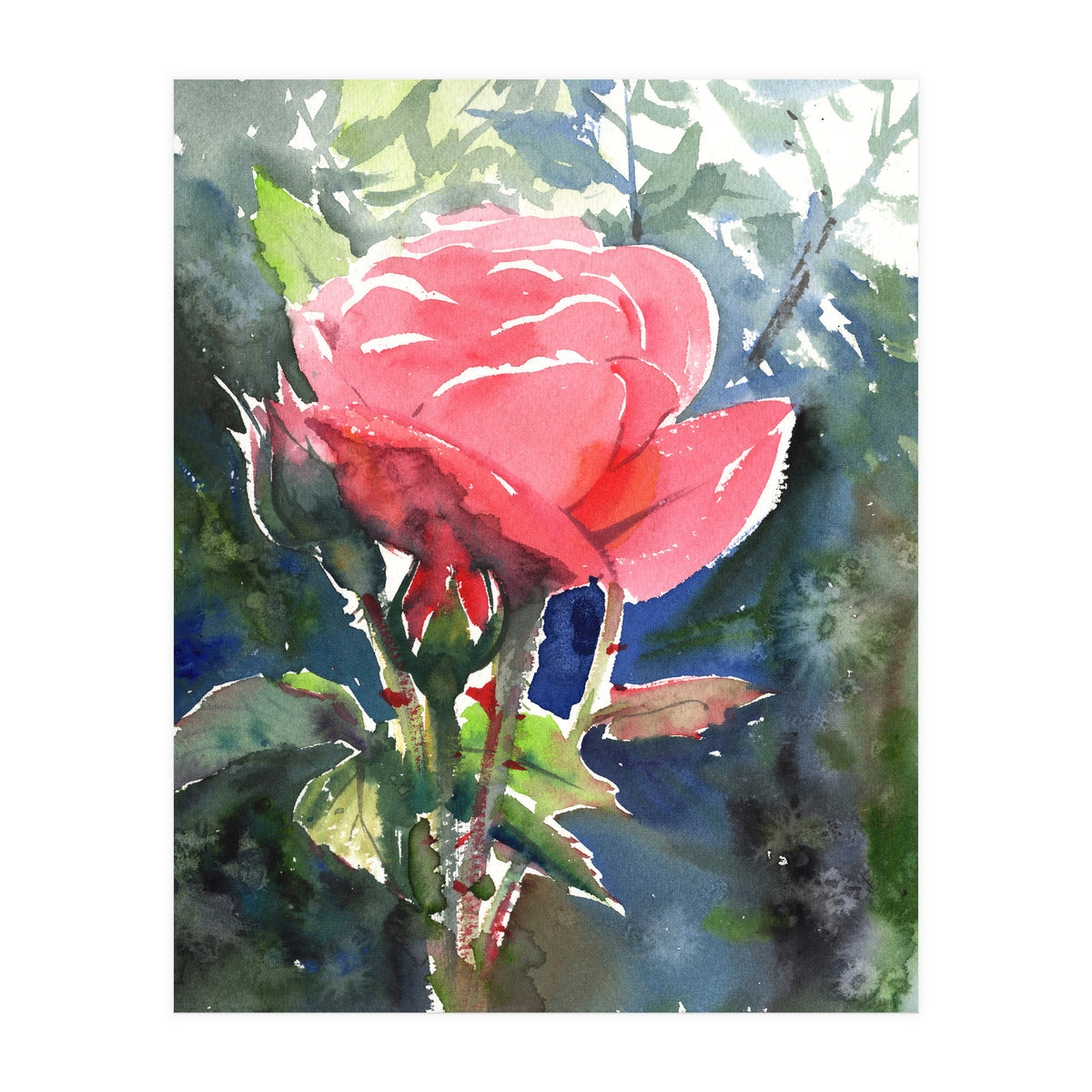 Romantic rose (Print Only)