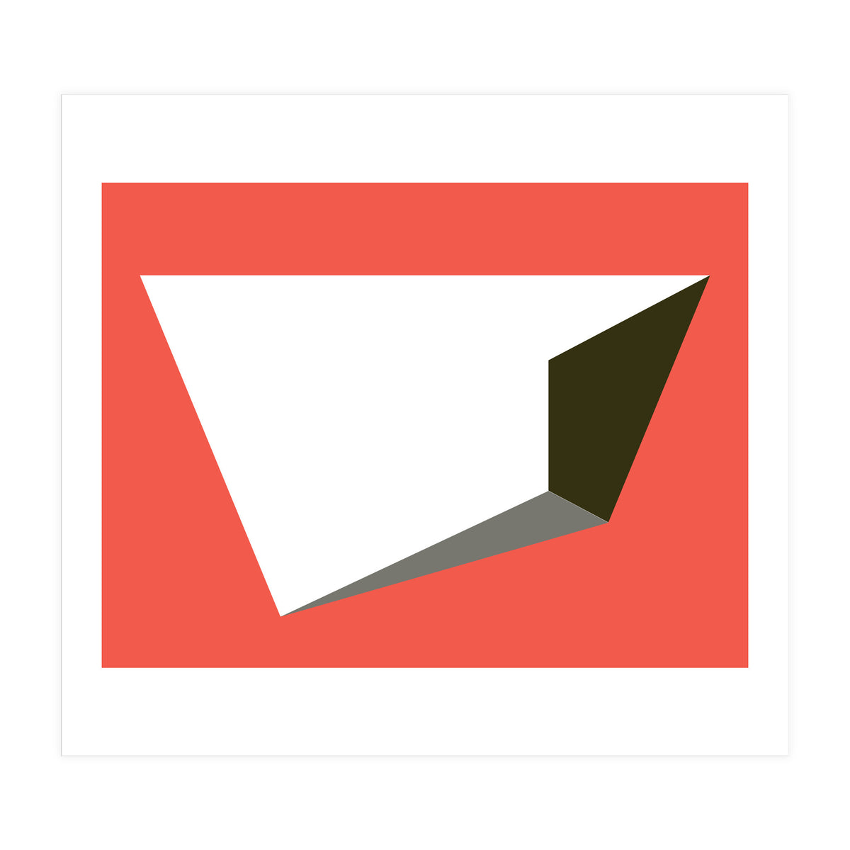 Geometric Shapes No. 81 - pink, grey, black & white (Print Only)