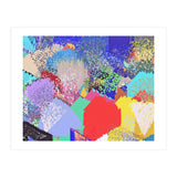 Modern Life, Abstract Contemporary Graphic Design, Eclectic Colorful Shapes (Print Only) thumbnail