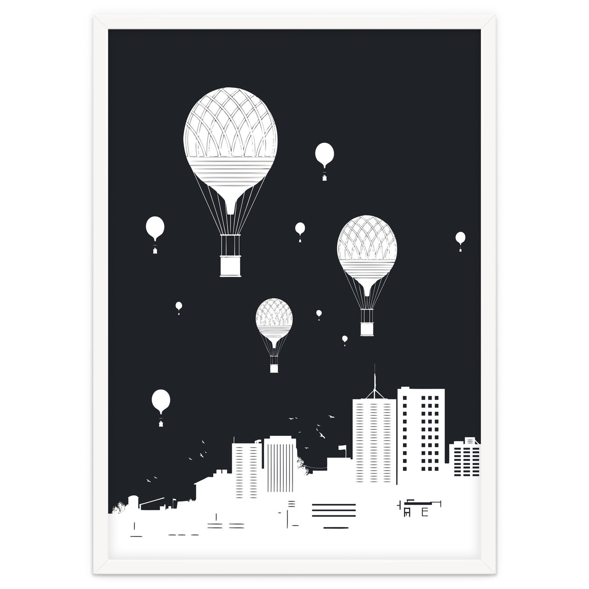 Balloons And The City (dark version)
