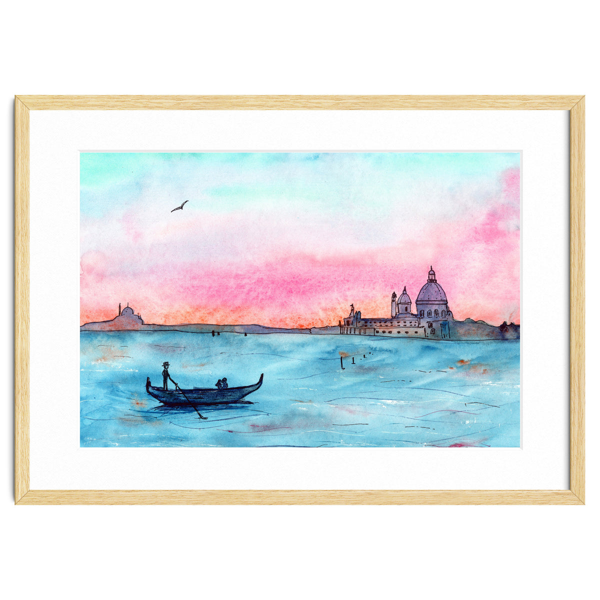 Sunset in Venice || watercolor