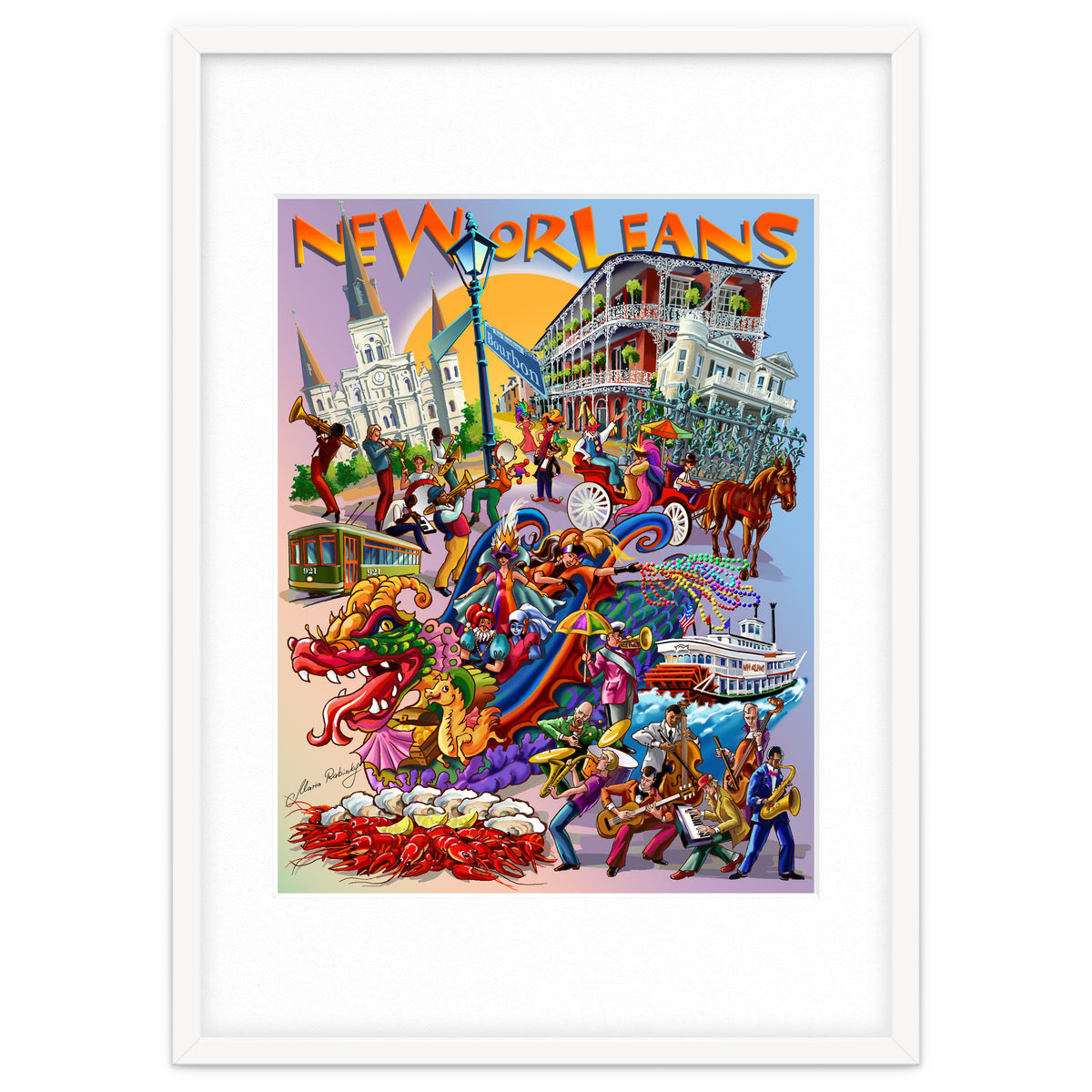 New Orleans Illustration
