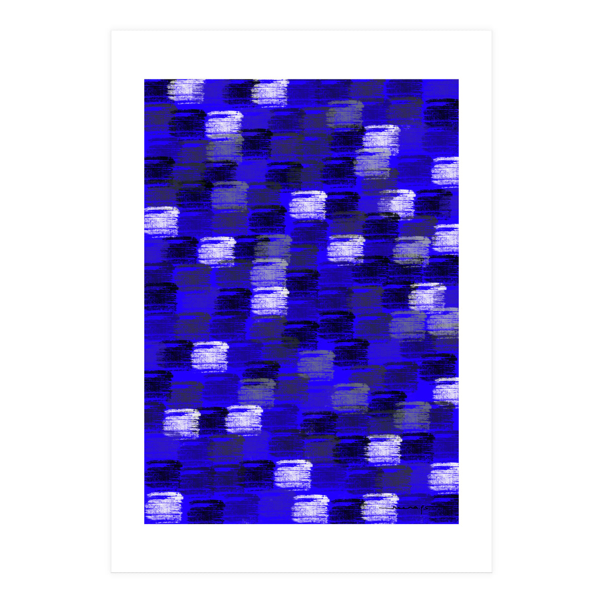 Blue Rush (Print Only)