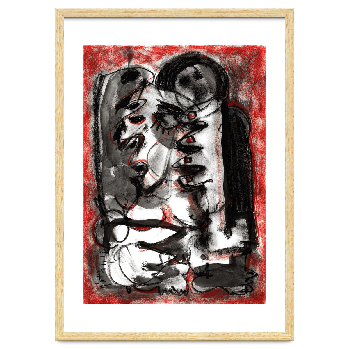 Shame - white background