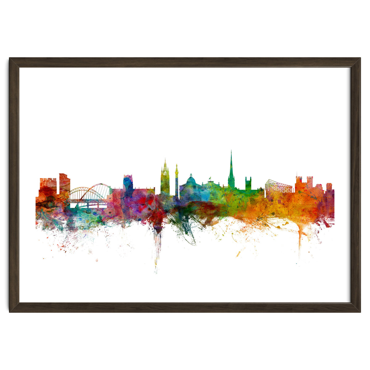 Newcastle England Skyline