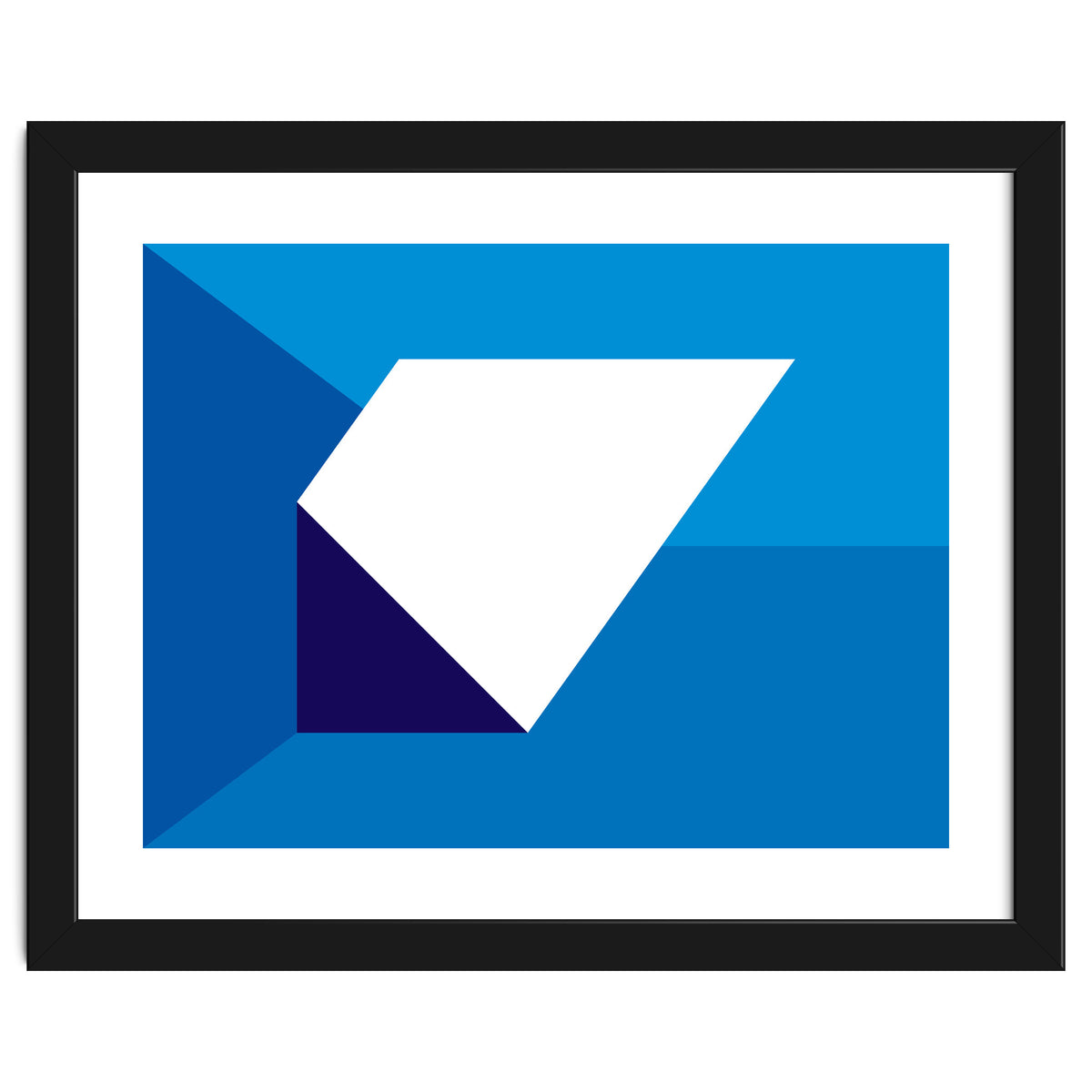 Geometric Shapes No. 32 -  blues