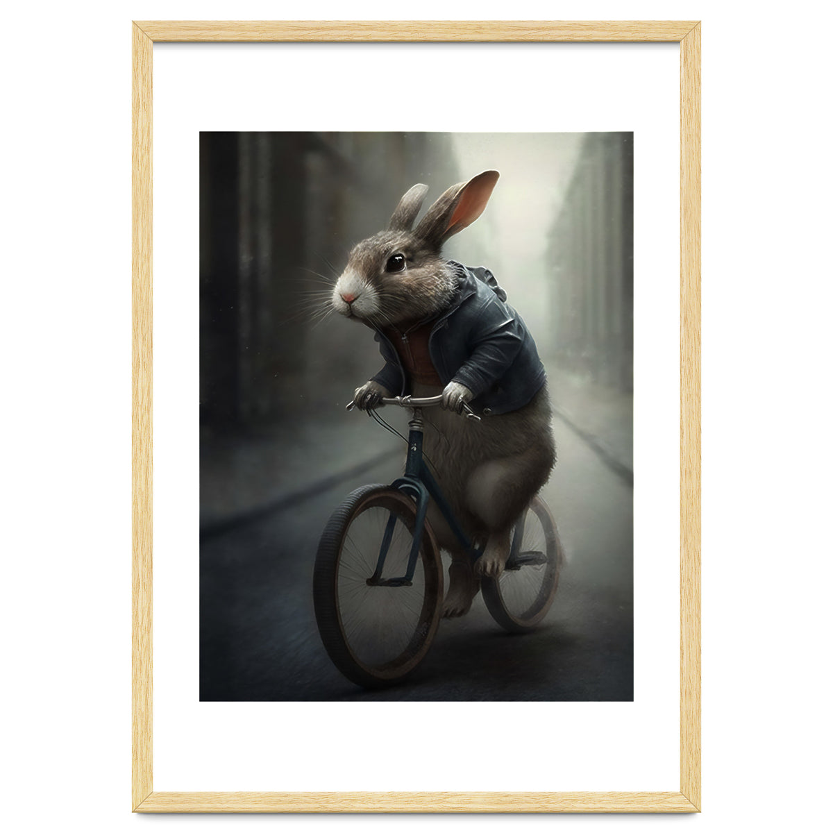 Rabbit Riding a Bicycle