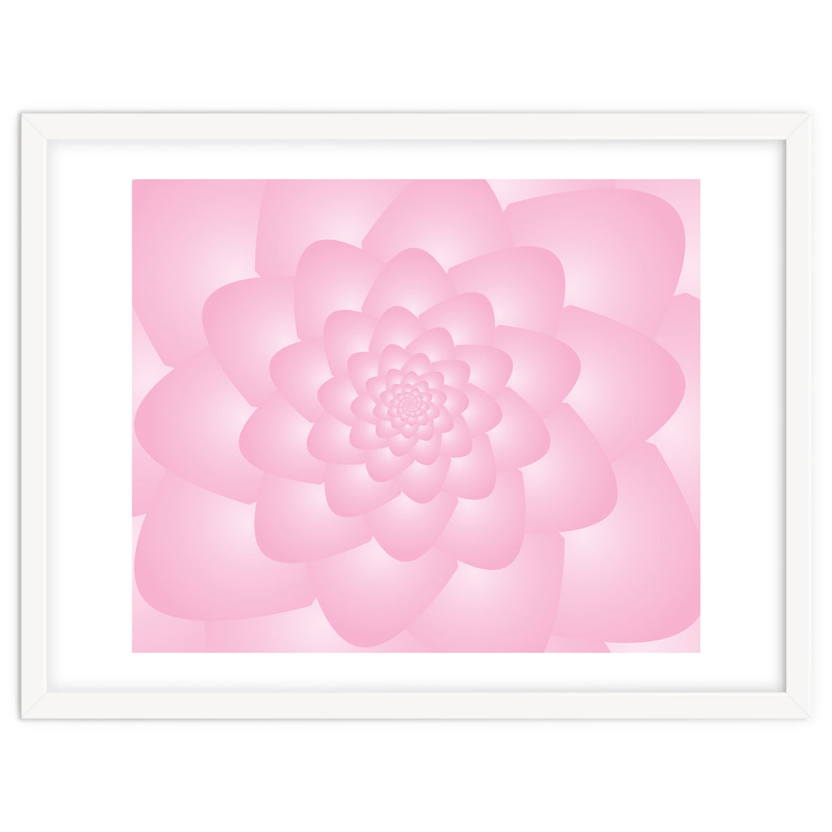 Pastel Colors Flower Pattern Set Red