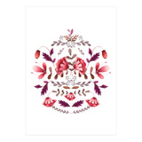 Scandinavian Folk Art Flowers (Print Only) thumbnail