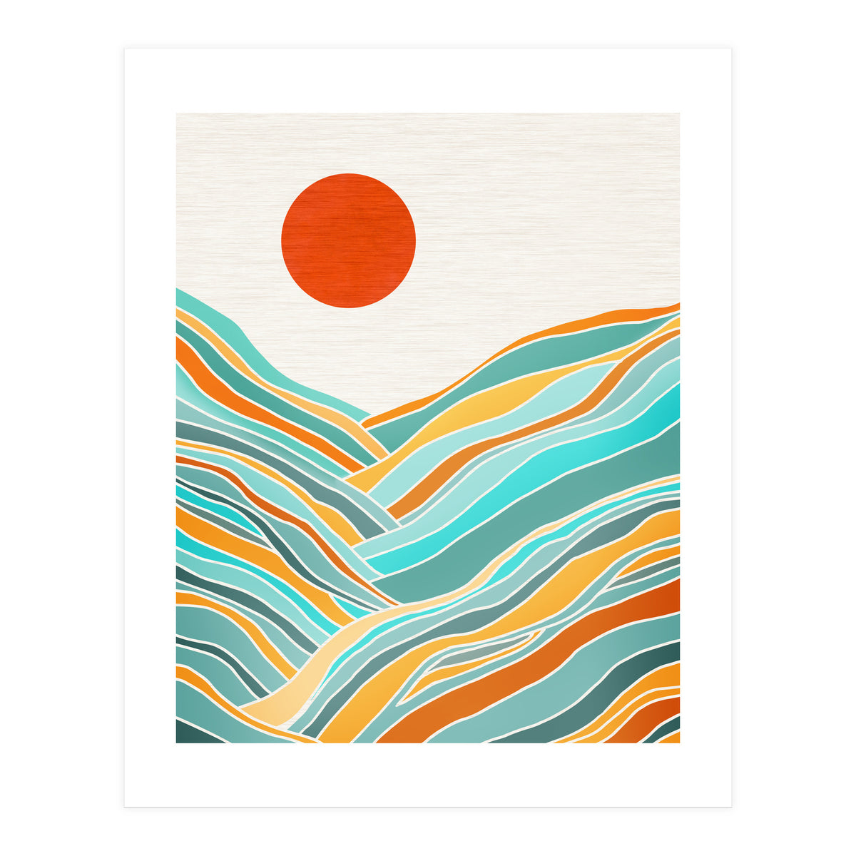 Sunset Landscape (Print Only)