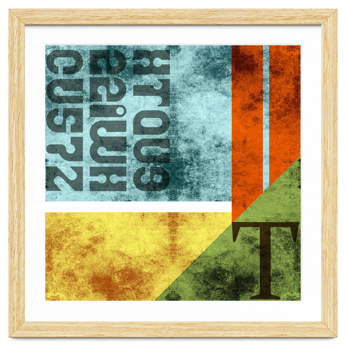 Abstract Industrial Rgby