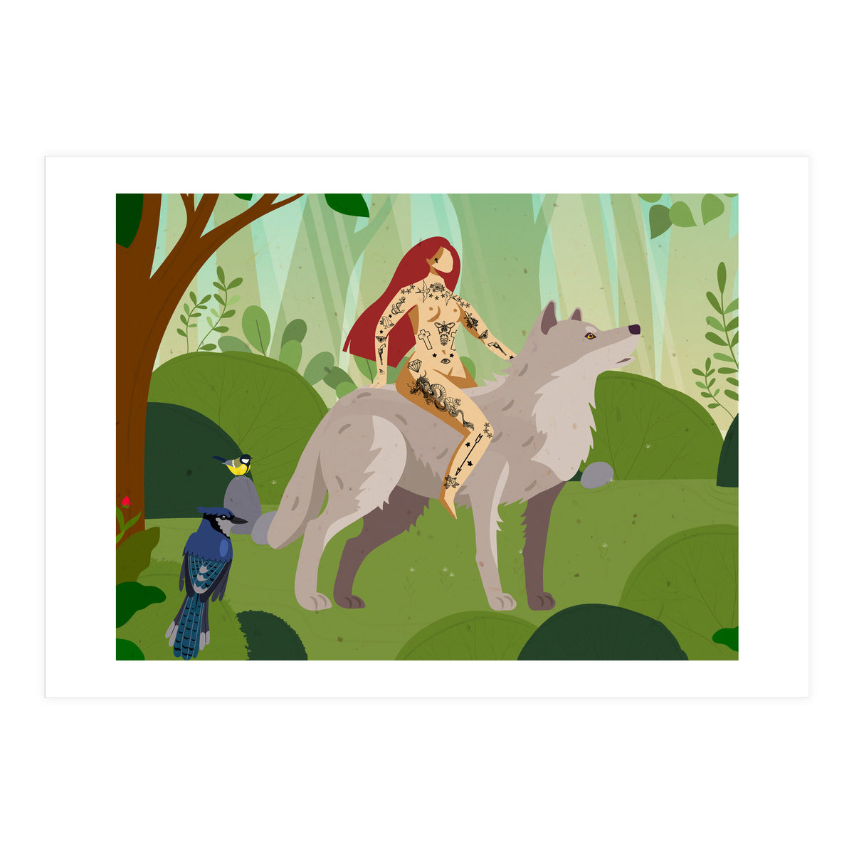 Riding My Wolf (Print Only)