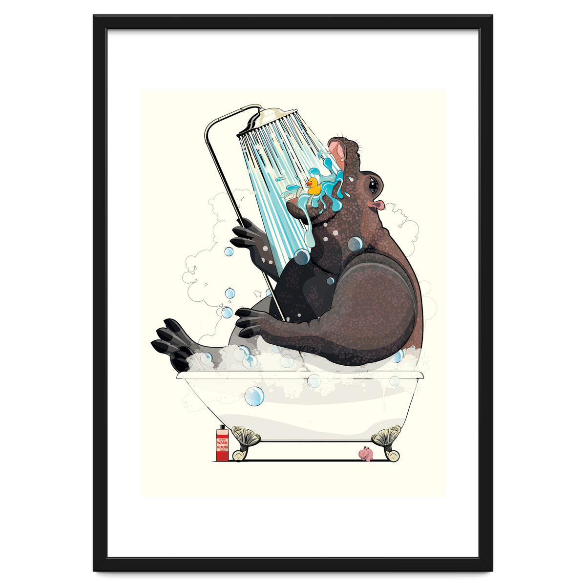 Hippopotamus in the Bath, Funny Bathroom Humour