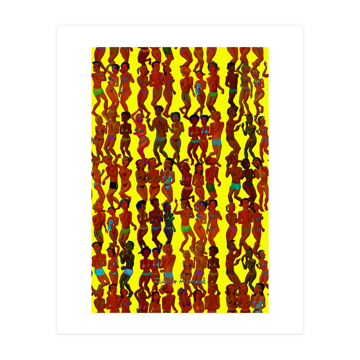 Fiesta En La Playa 11 (Print Only)