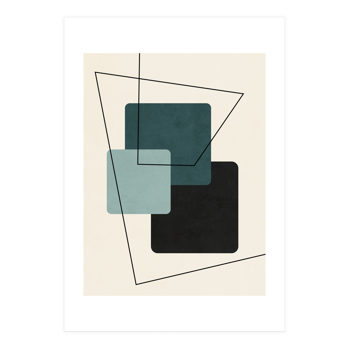 GEOMETRIC SHAPES  - F01 (Print Only)