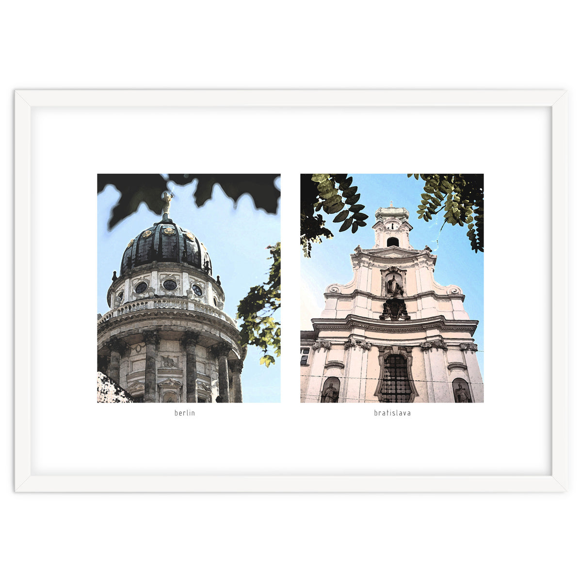 Architectural framing in paints