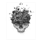 My Head Is A Jungle Bw (Print Only) thumbnail