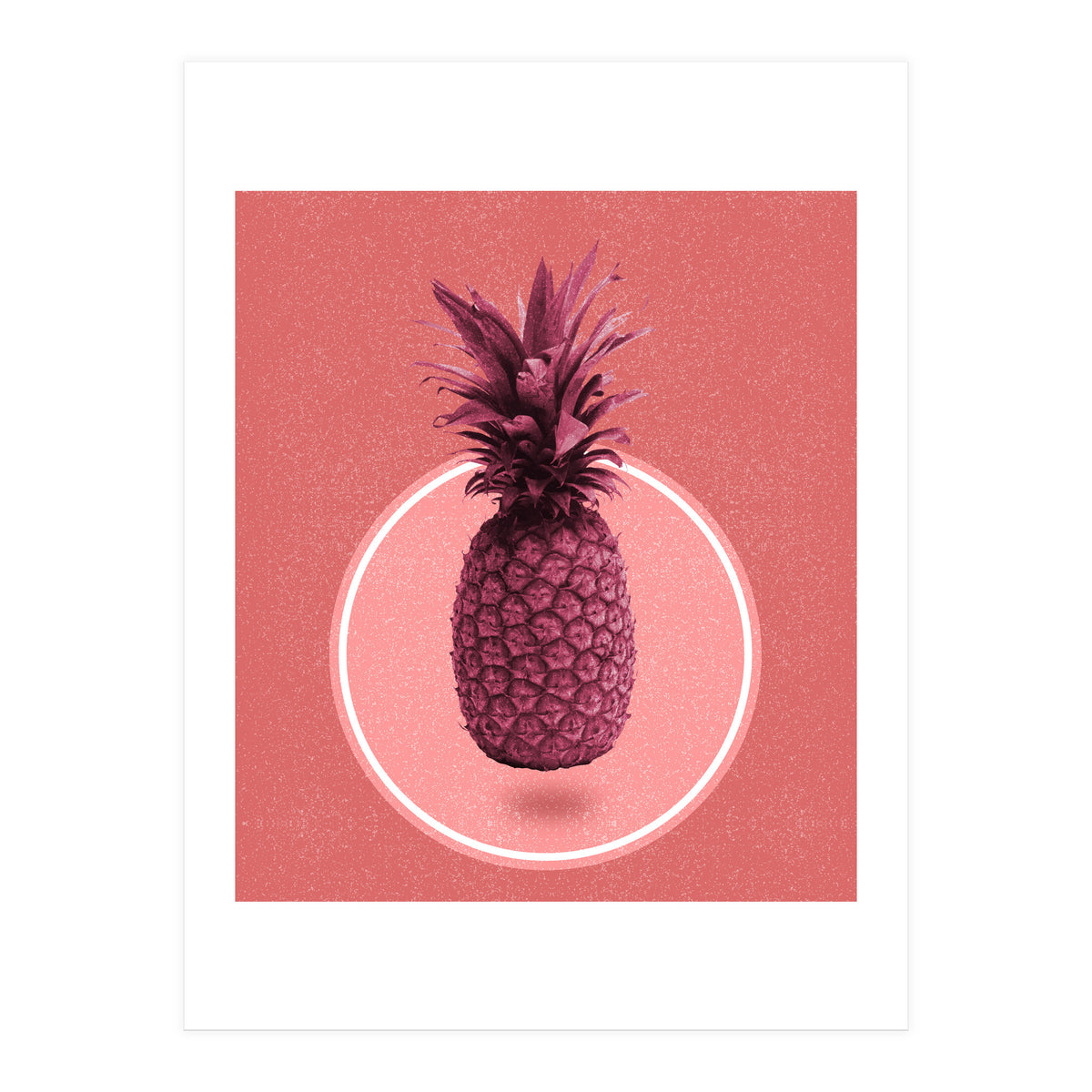 Purple Floating Pineapple  (Print Only)