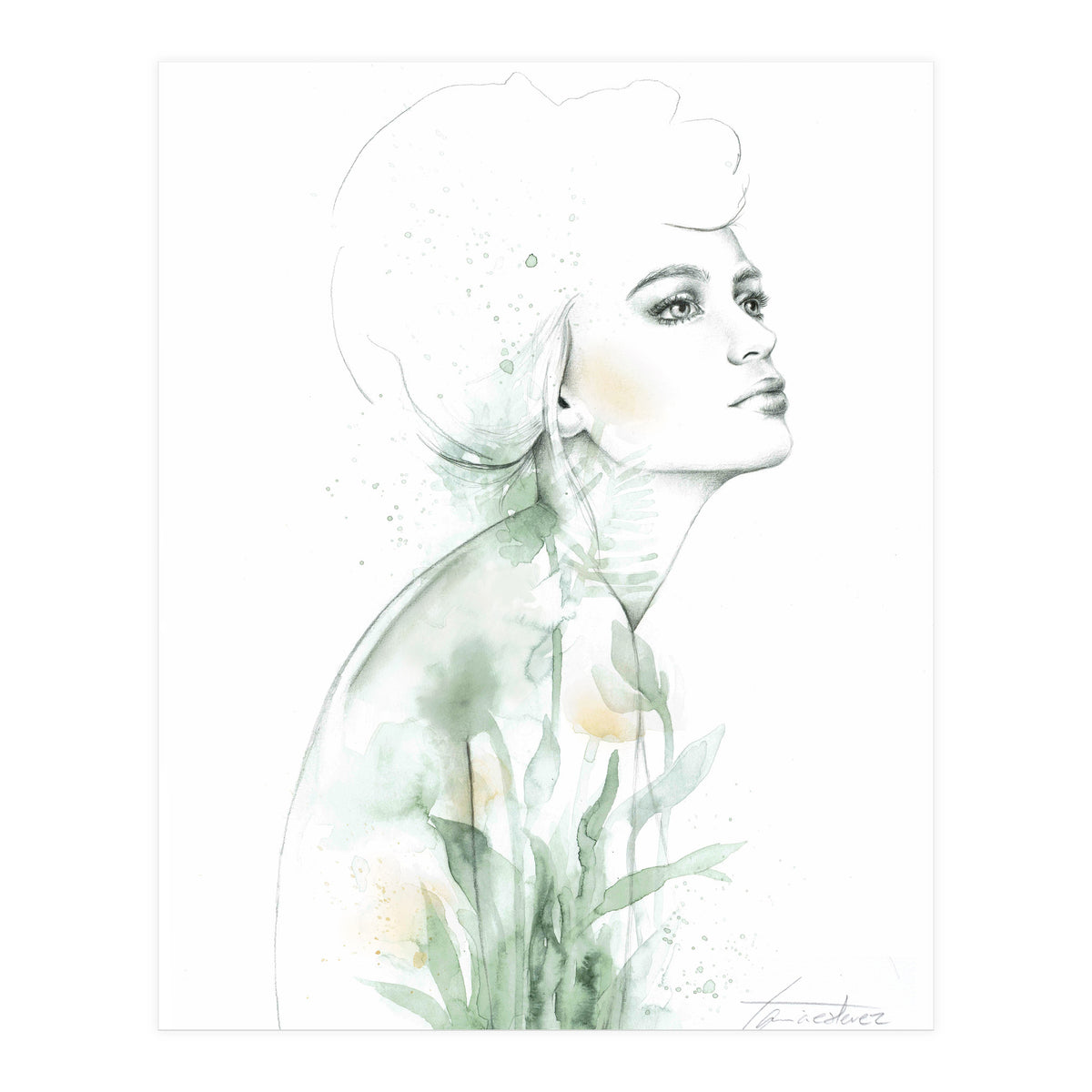 Volatile Flowers I (Print Only)