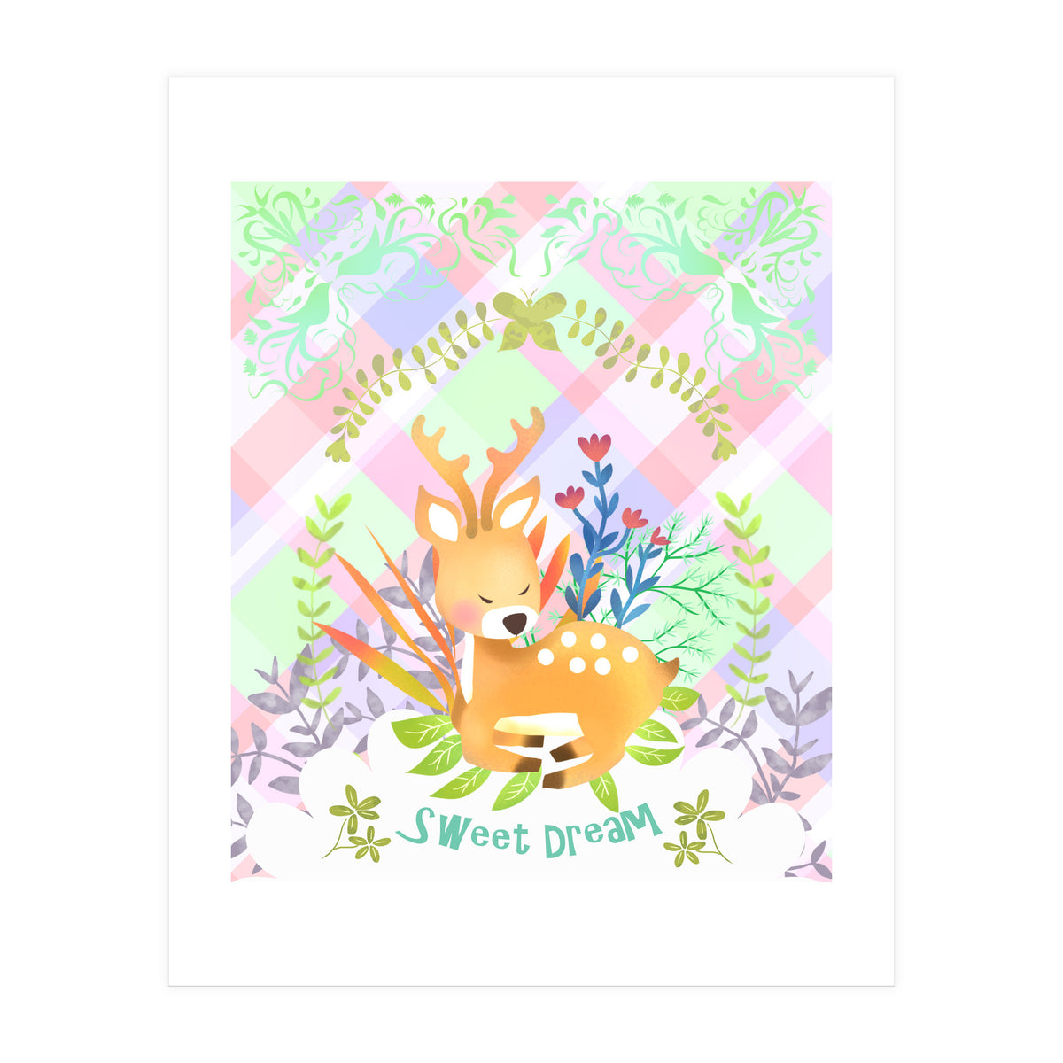 Sweet Dream Deer (Print Only)