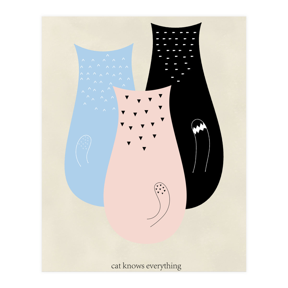cat knows everything (Print Only)