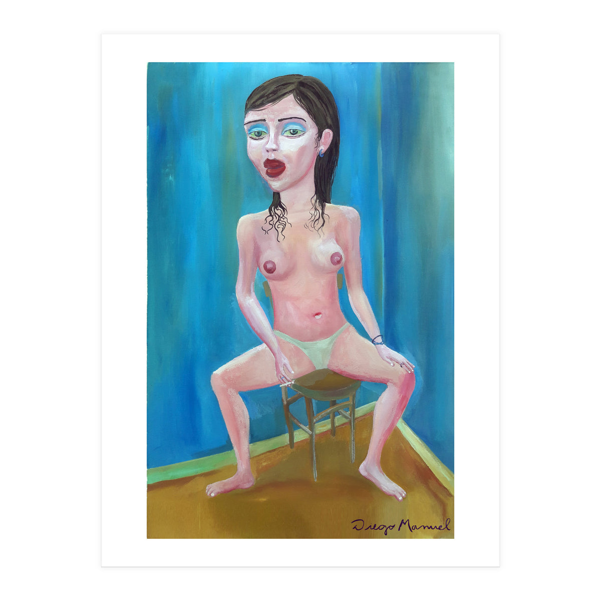 Chica Sentada (Print Only)