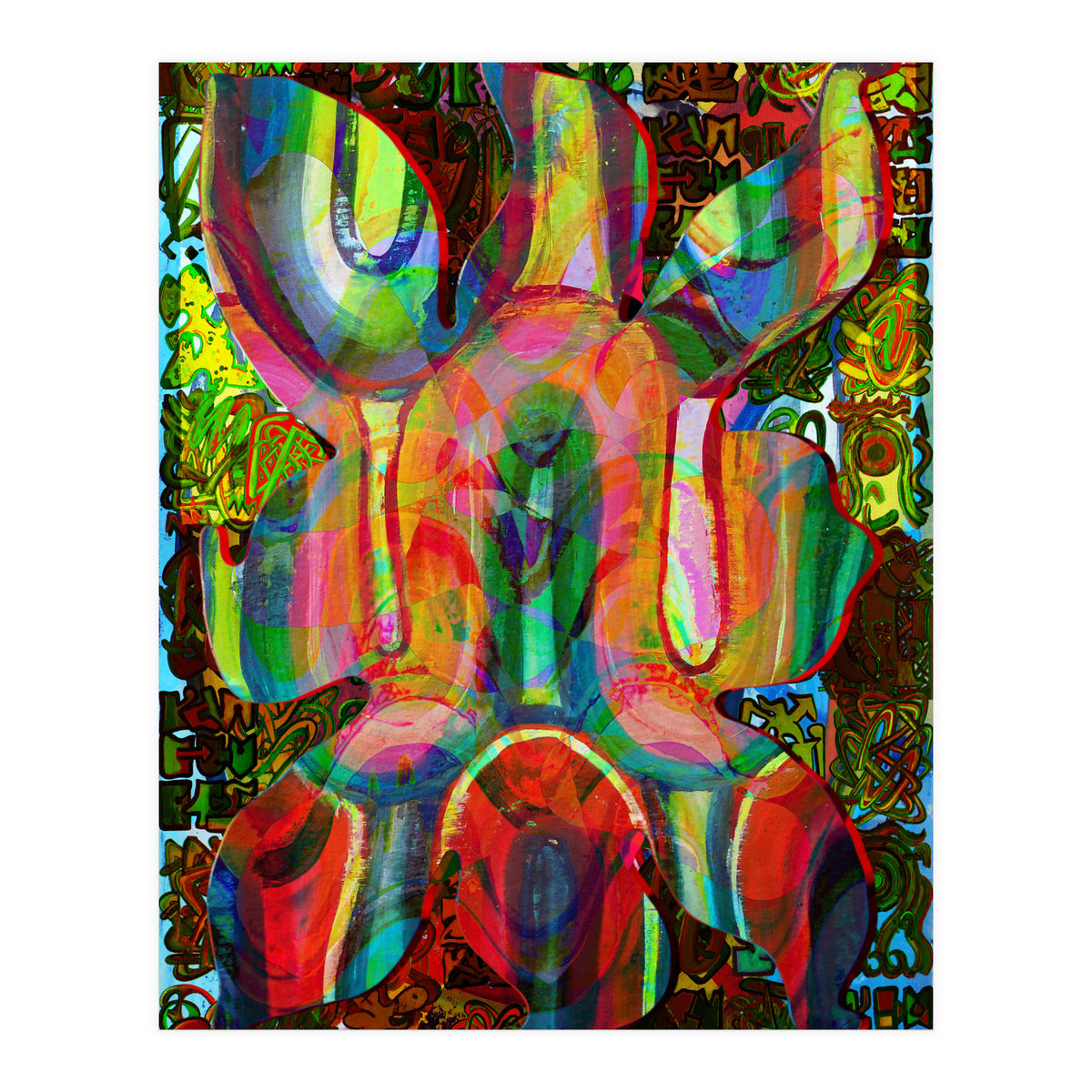 Pop Abstract 2023 Tapiz 105 (Print Only)